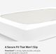BEDGEAR® Dri-Tec® Bright White Queen Foundation Cover-4