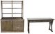 Liberty Furniture Stone Brook 3-Piece Rustic Saddle Desk Set-0