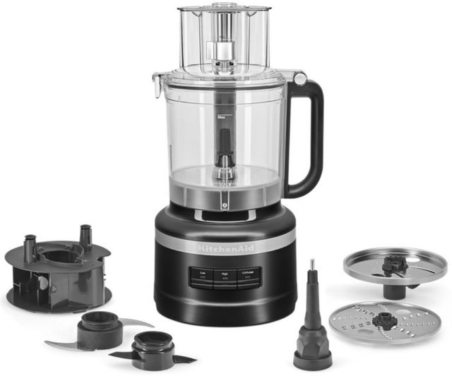 KitchenAid® 13 Cup Black Matte Food Processor-1