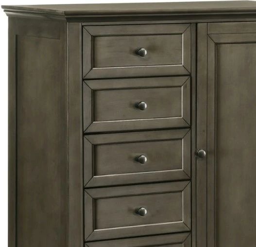 Intercon San Mateo Gray Youth Chifferobe-1