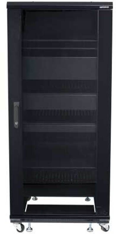 Sanus® Component Series Black 27U Component Rack-2