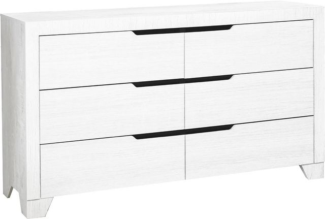 Monarch Specialties Inc. Light Grey/White Dresser-0