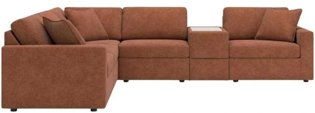 Signature Design by Ashley® Modmax 6-Piece Spice L-Shape Sectional with Storage Console-1