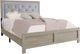 Crown Mark Jaylen Beige King Upholstered Panel Bed-0