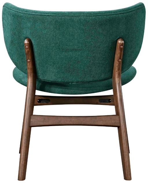 New Classic® Home Furnishings Alder Green/Walnut Upholstered Lounge Chair-4