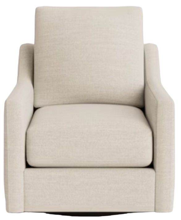 Bassett® Furniture Customizable Benchmade Premier Slope Arm Swivel Chair-1