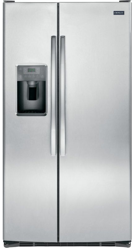 Crosley® 36 in. 25.3 Cu. Ft. Stainless Steel Side by Side Refrigerator