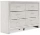 Signature Design by Ashley® Altyra 6-Piece White Queen Panel Bed Set-2