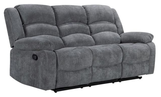 Mazin Furniture Zenthia Gray Manual Reclining Sofa-0