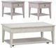 Liberty Furniture Lake House 3-Piece Weathered White Optional Occasional Table Set-0