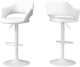 Monarch Specialties Inc. White Bar Stool-0