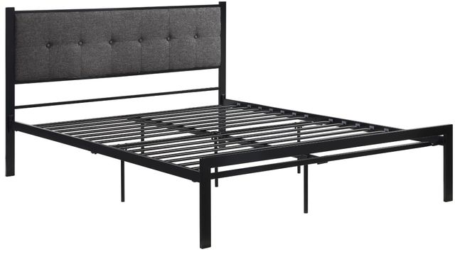 Homelegance® Samuel Gray Queen Platform Bed-2