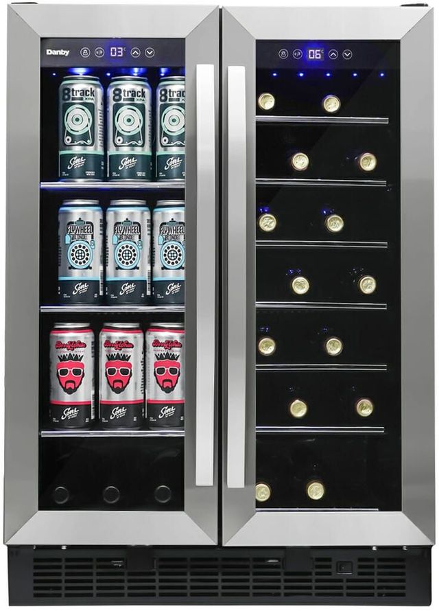 Danby® 5.2 Cu. Ft. Stainless Steel Built-In Beverage Center -1