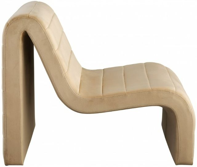 Meridian Furniture Ivy Camel Velvet Accent Chair-3