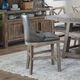 Parker House® Lodge Black/Siltstone Upholstered Swivel Counter Stool-1