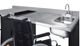 Summit® 72" Black/Stainless Steel Barrier-Free All-in-one Kitchenette -5