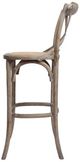 Forty West Bennett Brown Wash X-Back Bar Stool-3