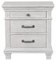 Furniture of America® Swanley Weathered Gray Nightstand-2