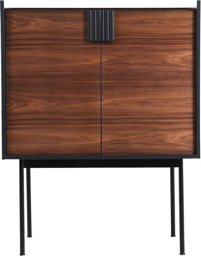 Moe's Home Collection Yasmin Black/Brown Bar Cabinet-1