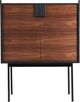 Moe's Home Collection Yasmin Black/Brown Bar Cabinet-1