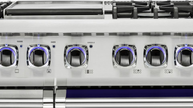 Viking® 7 Series 47.88" Cobalt Blue Pro Style Dual Fuel Range-2