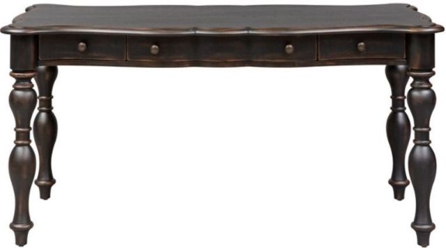 Liberty Furniture Chesapeake Wire Brushed Antique Black Writing Desk-1