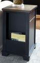 Null Furniture 2218 Black/Pecan Chairside Cabinet-1