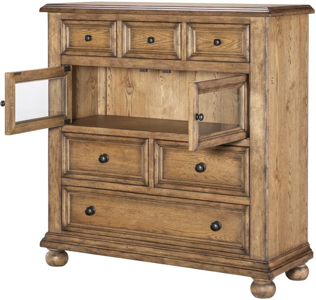 Legacy Classic Vintage Market Barnwood Oak 6-Drawer Chest-2