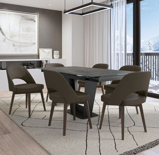 Amisco Customizable Amelia 91" Rectangular Dining Table-1