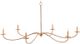 Currey & Company Saxon Natural/Saddle Tan Chandelier-1