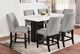 New Classic® Home Furnishings Faust 5-Piece Espresso/Gray Adjustable Dining Set-1