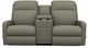 La-Z-Boy® Finley Pewter Manual Wall Reclining Loveseat with Console-1