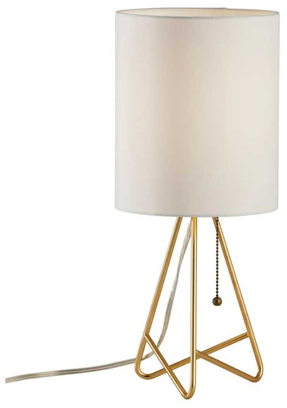 Adesso® Nell Antique Brass Table Lamp-0