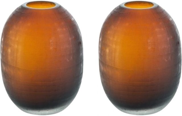 Signature Design by Ashley® Embersen 2-Piece Amber 8" Vase-0