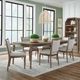 Liberty Furniture Hickory Grove 7-Piece Elliston Oatmeal/Heirloom Brown Optional Rectangular Dining Table Set-1