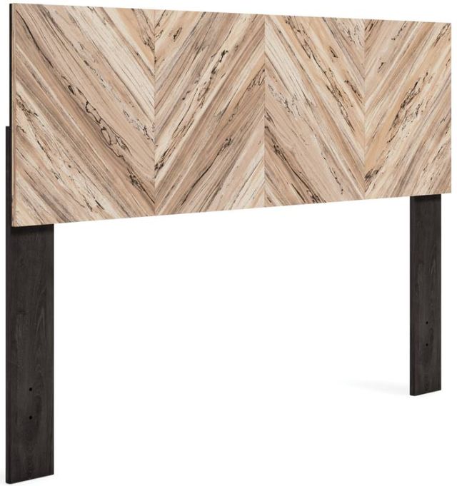 Signature Design by Ashley® Piperton 4-Piece Two-Tone Brown/Black Queen Panel Headboard Bedroom Set-1