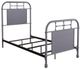 Liberty Furniture Vintage Series Gray Twin Youth Metal Bed-1