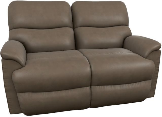 La-Z-Boy® Trouper Mink Power Reclining Loveseat with Headrest and Lumbar-0