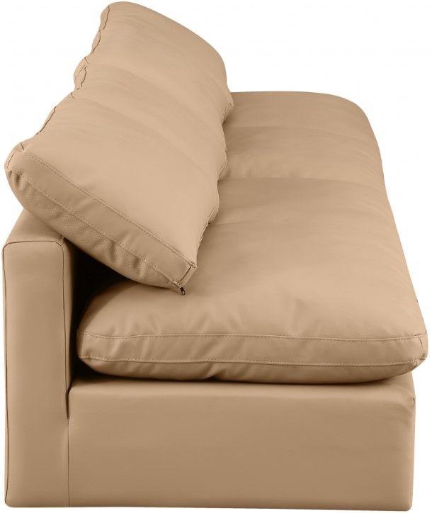 Meridian Furniture Indulge 4-Piece Tan Armless Modular Sofa-3