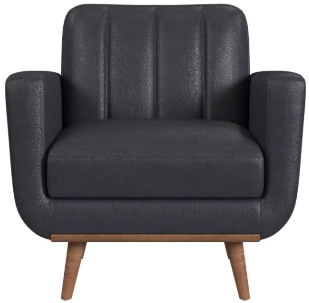 Elements International Horizon Pebble Navy Chair-2