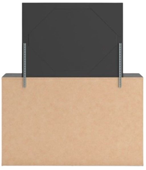 Signature Design by Ashley® Delmorta Dark Gray Dresser and Mirror-3