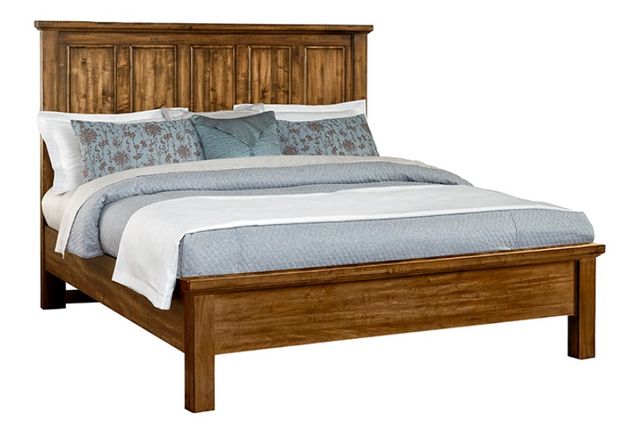 Artisan & Post by Vaughan-Bassett Maple Road Antique Amish Queen Mansion Bed with Low Profile Footboard-0