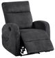 Homelegance® Allen Dark Gray Manual Reclining Chair-5