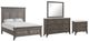New Classic® Home Furnishings Lisbon 4-Piece Gray King Bedroom Set-0
