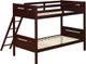 Coaster® Littleton Espresso Twin/Twin Bunk Bed-1