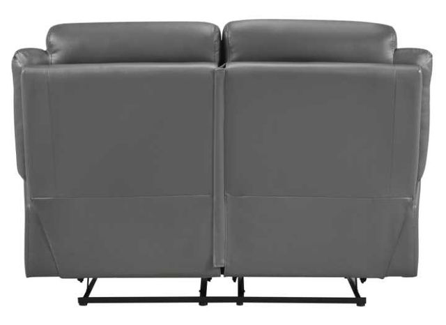 Homelegance® Laconia Dark Gray Double Manual Reclining Loveseat-3