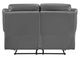 Homelegance® Laconia Dark Gray Double Manual Reclining Loveseat-3