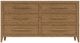 Riverside Furniture Halbrooke Nutmeg Oak Dresser-2
