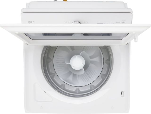 LG 4.8 Cu. Ft. Alpine White Agitator Top Load Washer with EasyUnload™ & AI Sensing-1