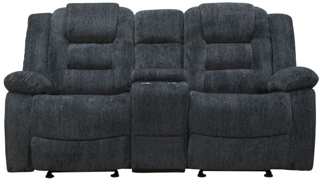 Parker House® Bolton Misty Storm Manual Glider Reclining Loveseat-2